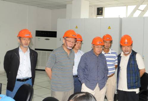2011年原广西壮族自治区王汉民副主席一行来雷火竞技app动力参观交流